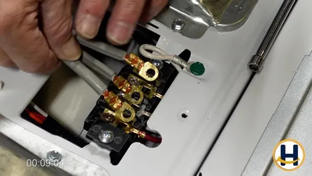  attach wires to terminal block